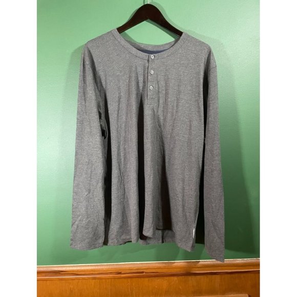 Eddie Bauer - Men's Grey Long Sleeve Henley - Size XL - Picture 1 of 5